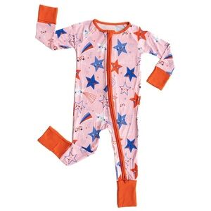 Little Sleepies Pink Stars and Stripes